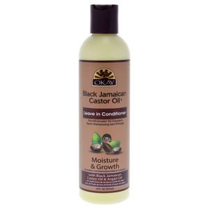 Black Jamaican Castor Oil Leave In Conditioner by Okay for Unisex - 8 oz